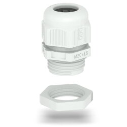 OBO Kabelverschraubung V-TEC VM20+ LGR mit Gegenmutter