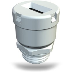 OBO Flachverschraubung 106FL M20 8x19mm grau