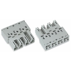 WAGO Stecker 770-254 4polig grau
