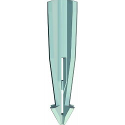 OBO Gasbetondübel 910/GD 8x50mm lichtgrau