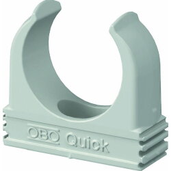 OBO Quick-Schelle 2955 F/M40 steingrau flammwidrig
