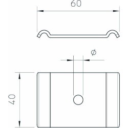 OBO Klemmstück GKS 50 11 FT für Schraube M10