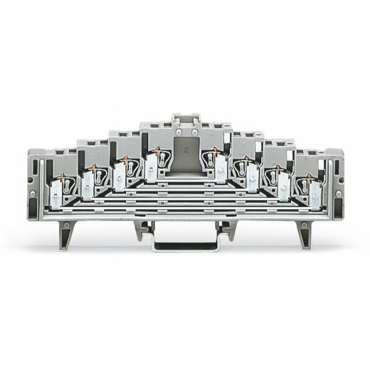 WAGO 4-Etagen-Rangierklemme ohne Rasthaken ein Potential je Ebene weiß 727-232/022-000