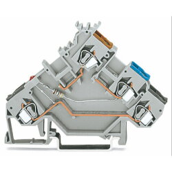 WAGO 3-Leiter-Initiatorenklemme LED rot für...