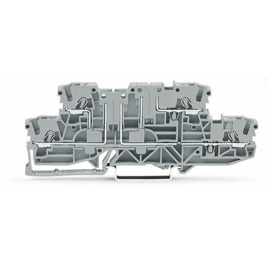 WAGO Doppelstock-Basisklemme L/L für Tragschiene 35 x 15 und 35 x 7,5 grau 2002-2961