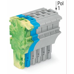 WAGO 1-Leiter-Federleiste Push-in CAGE CLAMP® 4 mm?...