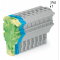 WAGO 1-Leiter-Federleiste Push-in CAGE CLAMP® 4 mm? grün-gelb/blau/grau 2022-109/000-039
