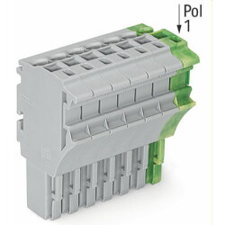 WAGO 1-Leiter-Federleiste Push-in CAGE CLAMP® 4 mm?...