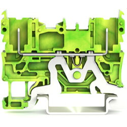 WAGO 2-Pin-PE-Basisklemme für Tragschiene 35 x 15...