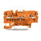 WAGO 2-Leiter-Durchgangsklemme 2,5 mm? mit Prüfmöglichkeit orange 2002-1602