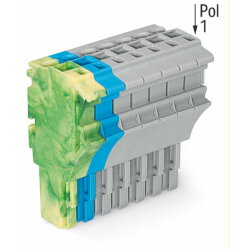 WAGO 1-Leiter-Federleiste Push-in CAGE CLAMP® 4 mm?...