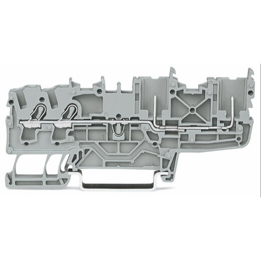 WAGO 2-Leiter/2-Pin-Basisklemme 2,5 mm? für Anwendungen Ex nA geeignet blau 2022-1404/999-953