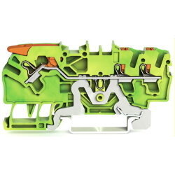 WAGO 3-Leiter-Schutzleiterklemme mit Hebel und...