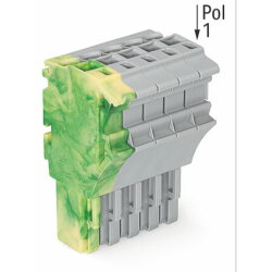 WAGO 1-Leiter-Federleiste Push-in CAGE CLAMP® 4 mm?...