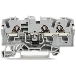 WAGO Bauelementklemme 3 Leiter mit Diode 1N5408 grau...