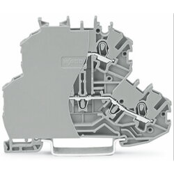 WAGO Doppelstockklemme Durchgangs-/Durchgangsklemme mit...