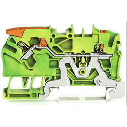 WAGO 2-Leiter-Schutzleiterklemme mit Hebel und...