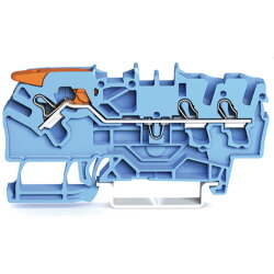 WAGO 3-Leiter-Durchgangsklemme mit Hebel und Push-in CAGE...