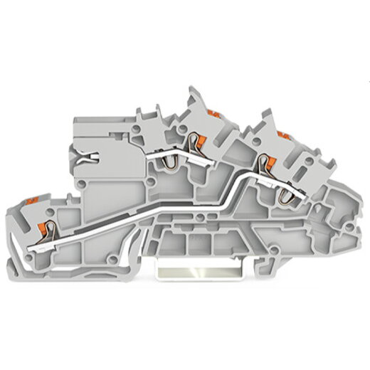 WAGO Installationsetagenklemme mit N-Trennschlitten LT/L grau 2203-7659