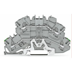 WAGO Doppelstockklemme Schutzleiter-/Durchgangsklemme...