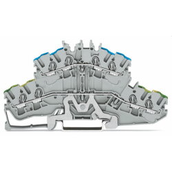 WAGO 4-Leiter-Doppelstockklemme...