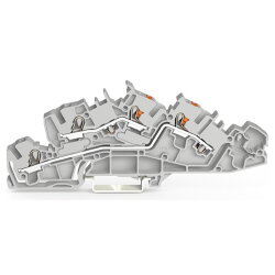 WAGO Installationsetagenklemme L/L Push-in CAGE...