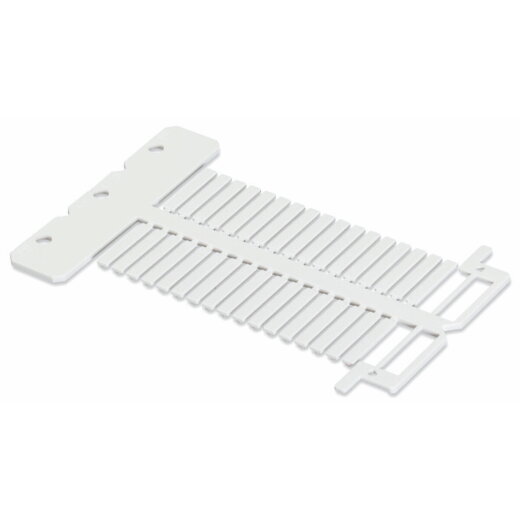 WAGO Einsteckschild für Plotter IP200 für die Verwendung in Tüllen weiß 211-120