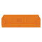 WAGO Abschlussplatte u. Zwischenplatte 283-352 für 3Leiter orange