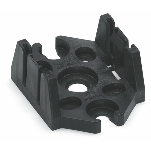 WAGO Montageplatte f. Verteiler schwarz