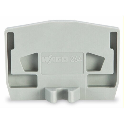 WAGO Abschlussplatte 264-361 grau