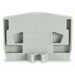 WAGO Abschlussplatte 264-361 grau