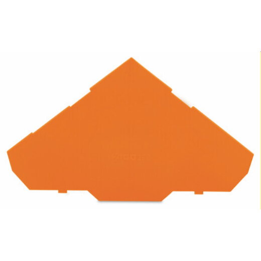 WAGO Abschlussplatte u. Zwischenplatte 280-321 orange