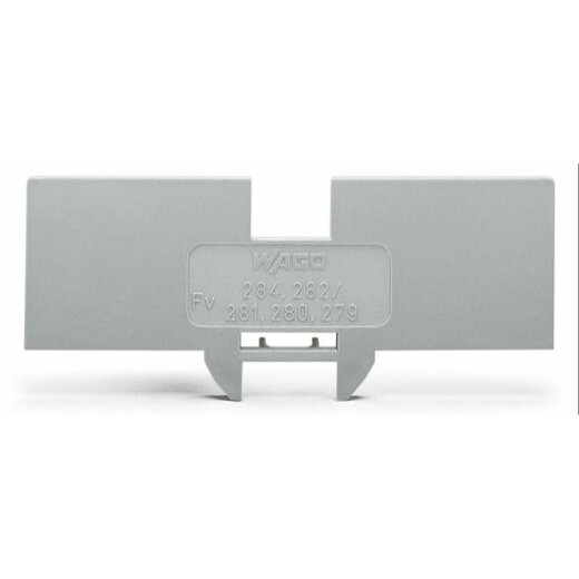 WAGO Reduzierabdeckplatte 284-334 grau