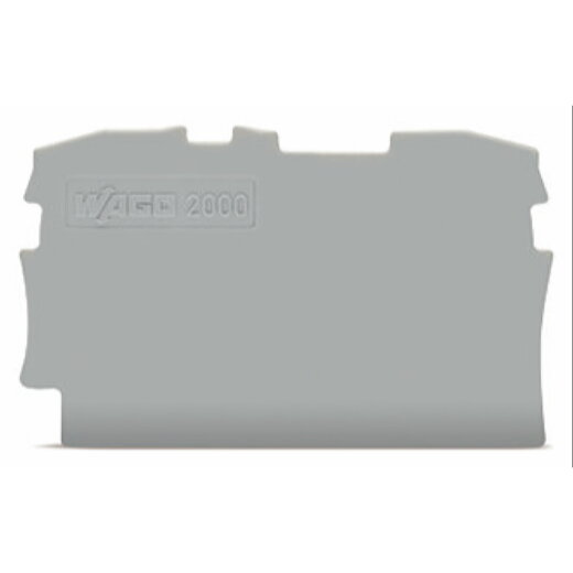 WAGO Abschluss- und Zwischenplatte 2000-1291