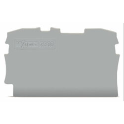WAGO Abschluss- und Zwischenplatte 2000-1291