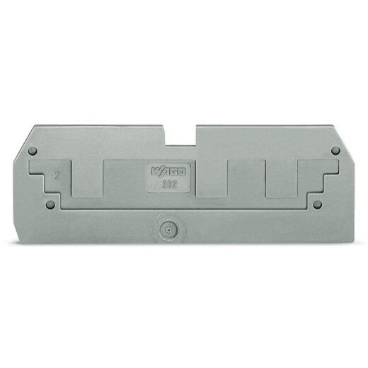 WAGO Reduzierabdeckplatte 282-358 grau
