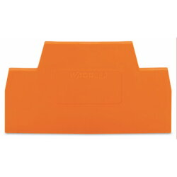 WAGO Abschlussplatte u. Zwischenplatte 280-341 orange