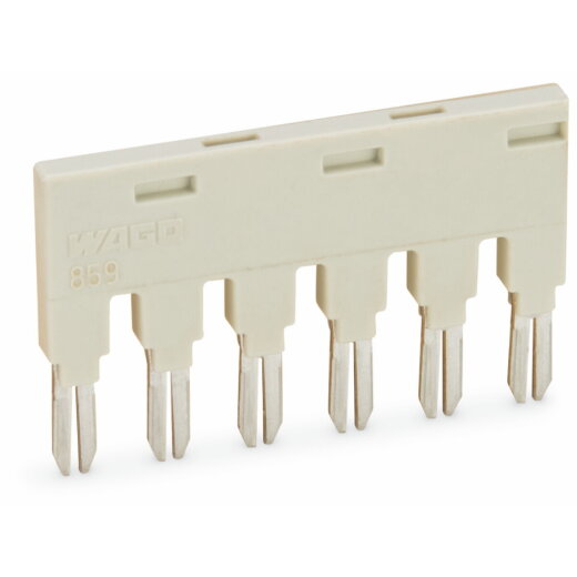 WAGO Kammbrücke 859-406 6fach lichtgrau