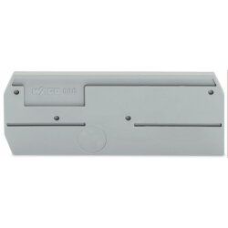 WAGO Abschlussplatte u. Zwischenplatte 880-308 grau