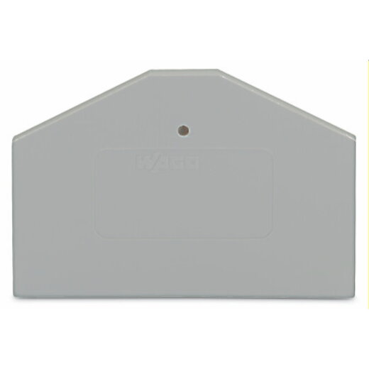 WAGO Abschlussplatte u. Zwischenplatte 281-312 grau