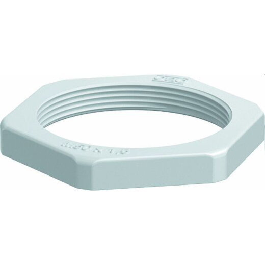 OBO Gegenmutter 116 M M50 PS lichtgrau Polystyrol