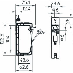 OBO Grip Sammelhalterung 2031F40 grau flammwidrig