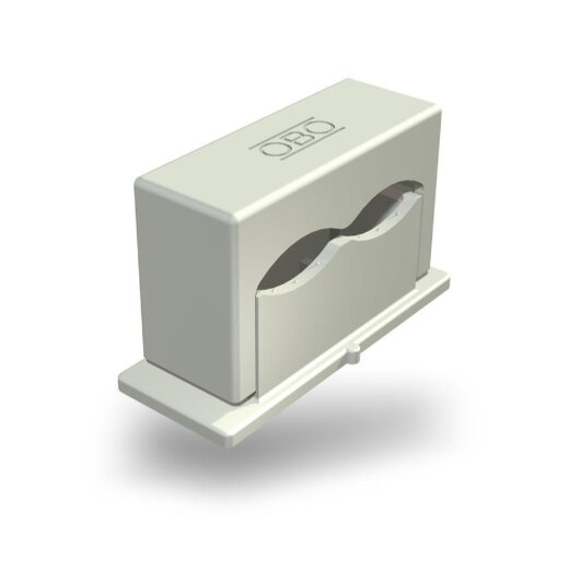 OBO Druck-ISO-Schelle 3050/2 LGK 6-16mm lichtgrau