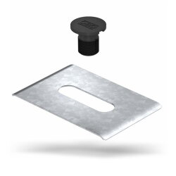 OBO Gitterrinnenbefestigung TrayFix auf FangFix-Stein D:...