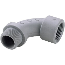 Legrand Bogen 386286 90° PG21 grau