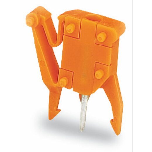 WAGO Prüfadapter passend für Leiterplattenklemmen, Serie 255, 256, 257 1-polig orange 249-113