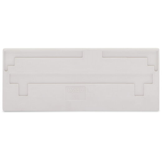 WAGO Trennwand 2 mm dick überstehend lichtgrau 283-331