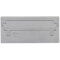 WAGO Trennwand 2 mm dick überstehend grau 284-326