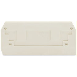 WAGO Abschluss- und Zwischenplatte 2,5 mm dick lichtgrau...