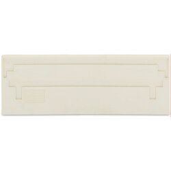 WAGO Trennwand 2 mm dick überstehend lichtgrau 284-342
